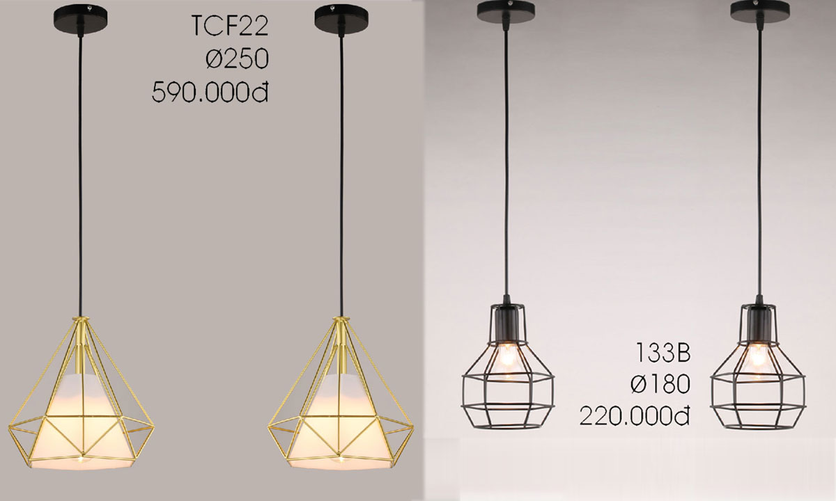 Đèn Thả Trang Trí Kiểu Dáng Hot Nhất Năm 2023
